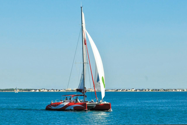 Traversée à la voile Lorient île de Groix avec Bag Hatoup (Morbihan)