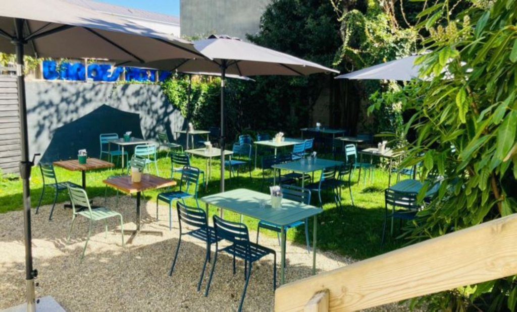Restaurant Le Pesk à Lorient côté jardin