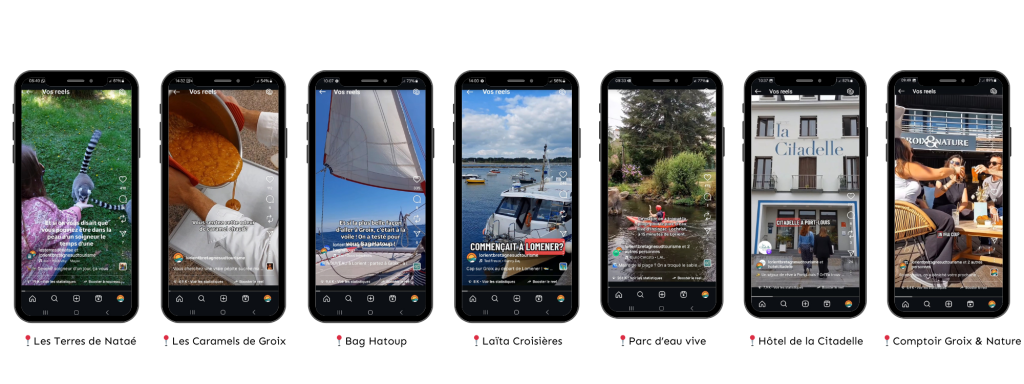 prestations vidéos de l'office de tourisme de Lorient Agglomération en 2025