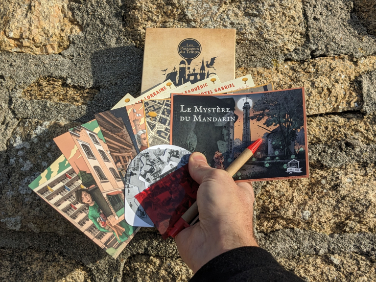 Jeu de piste Les passagers du temps en vente à la boutique de l'office de tourisme de Lorient Bretagne Sud (Morbihan)