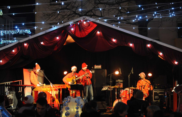 Concert en centre-ville de Lorient à l'occasion de Noël sous les étoiles (Morbihan)