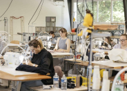 Atelier de vêtements marins Le Minor à Guidel (Morbihan)