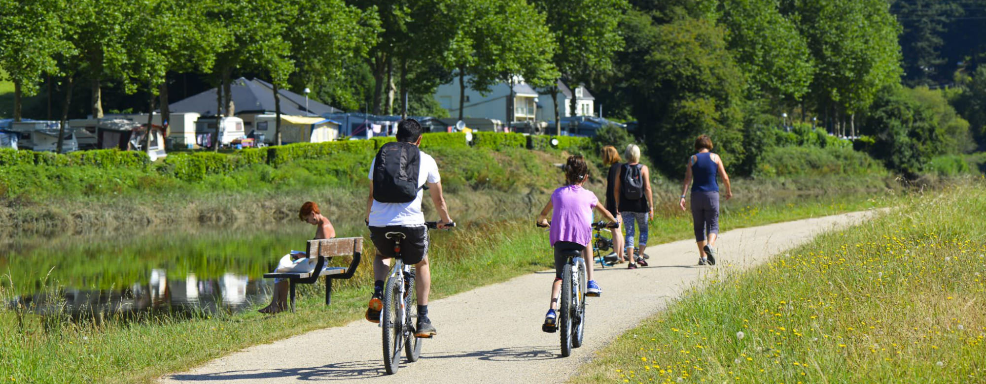 Balade sur le chemin de halage, Hennebont