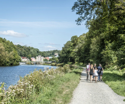 Balade sur le chemin du halage, Hennebont