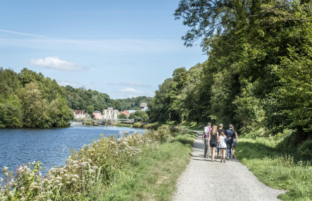 Balade sur le chemin du halage, Hennebont