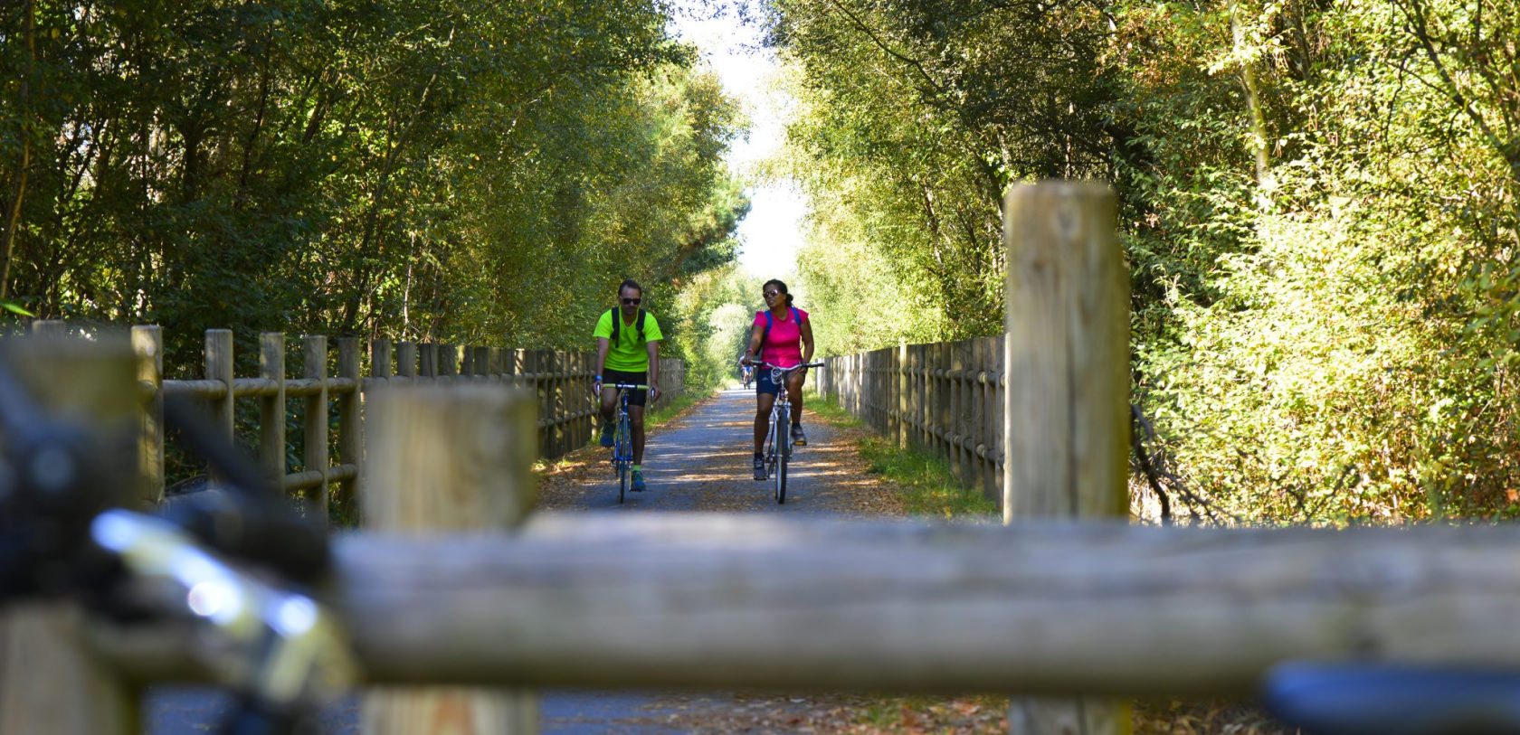 ©Emmanuel Lemée. Lorient, balade à vélo sur la voie verte. Lorient, balade à vélo sur la voie verte