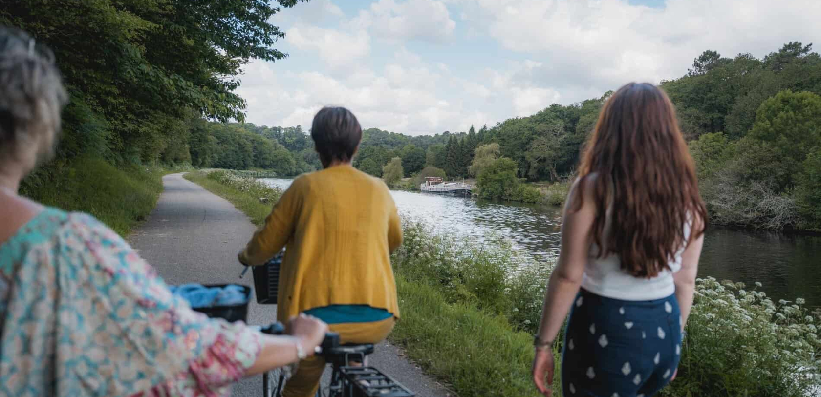 Balade, randonnée sur le Chemin de Halage du Blavet entre Inzinzac-Lochrist et Hennebont (Morbihan)