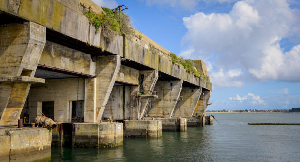 Blockhaus K3 de la base de sous-marin de Lorient La Base (Morbihan)