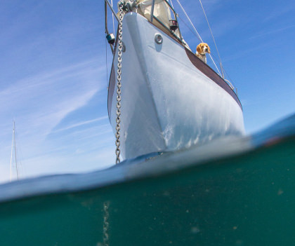 bateau ancre ile de groix lorient