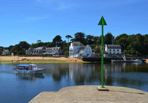 Bateau passeur au Pouldu port de Guidel Plages (Morbihan) - ©Cath Le Bail - LBST