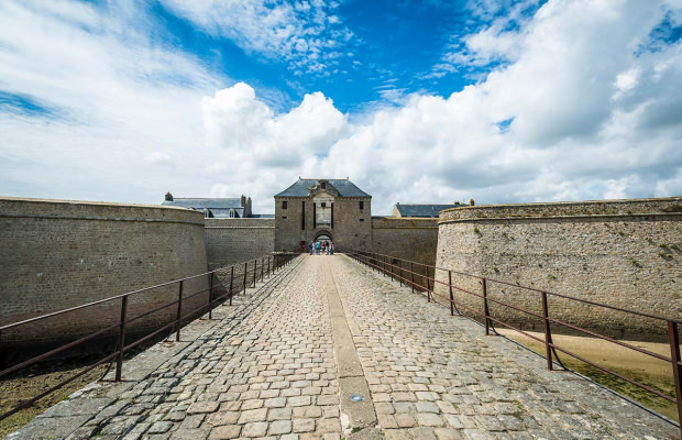 Entrée de la Citadelle de Port-Louis (Morbihan)