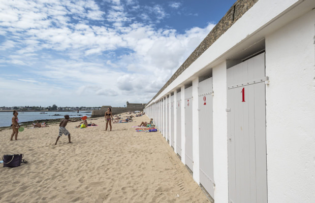 Port-Louis, cabines de plage