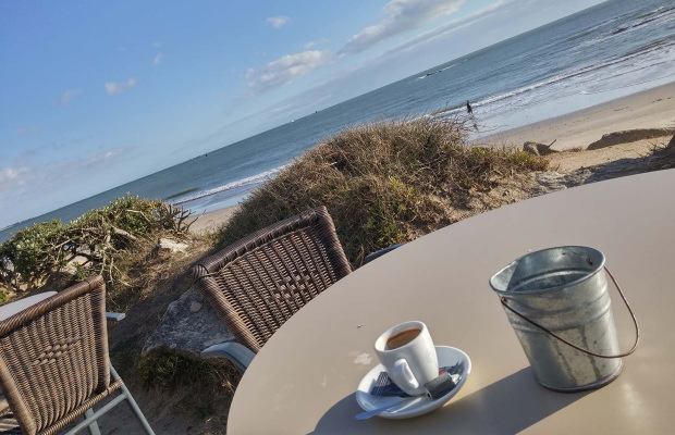 Pause café avec vue l'Océan