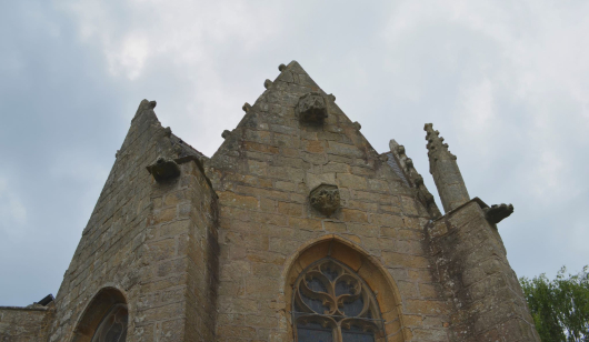 Coeur de la chapelle Saint-Christophe dans le quartier de Kerentrech à Lorient (Morbihan)