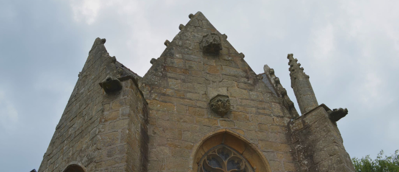 Coeur de la chapelle Saint-Christophe dans le quartier de Kerentrech à Lorient (Morbihan)