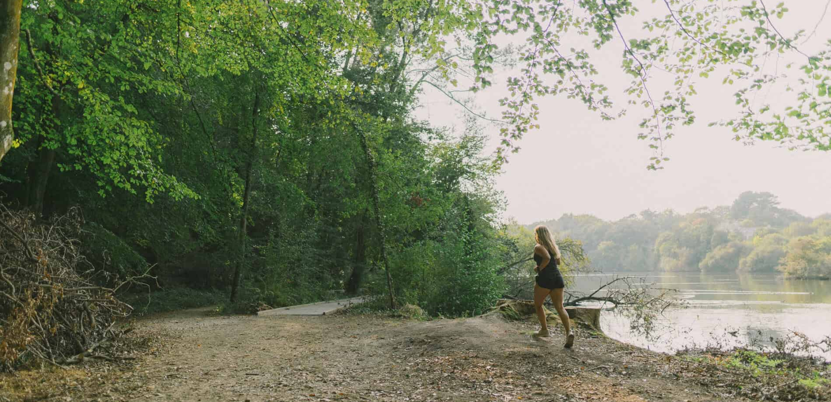Course à pied, randonnée autour de l'étang du Ter à Ploemeur, Larmor-Plage et Lorient (Morbihan)