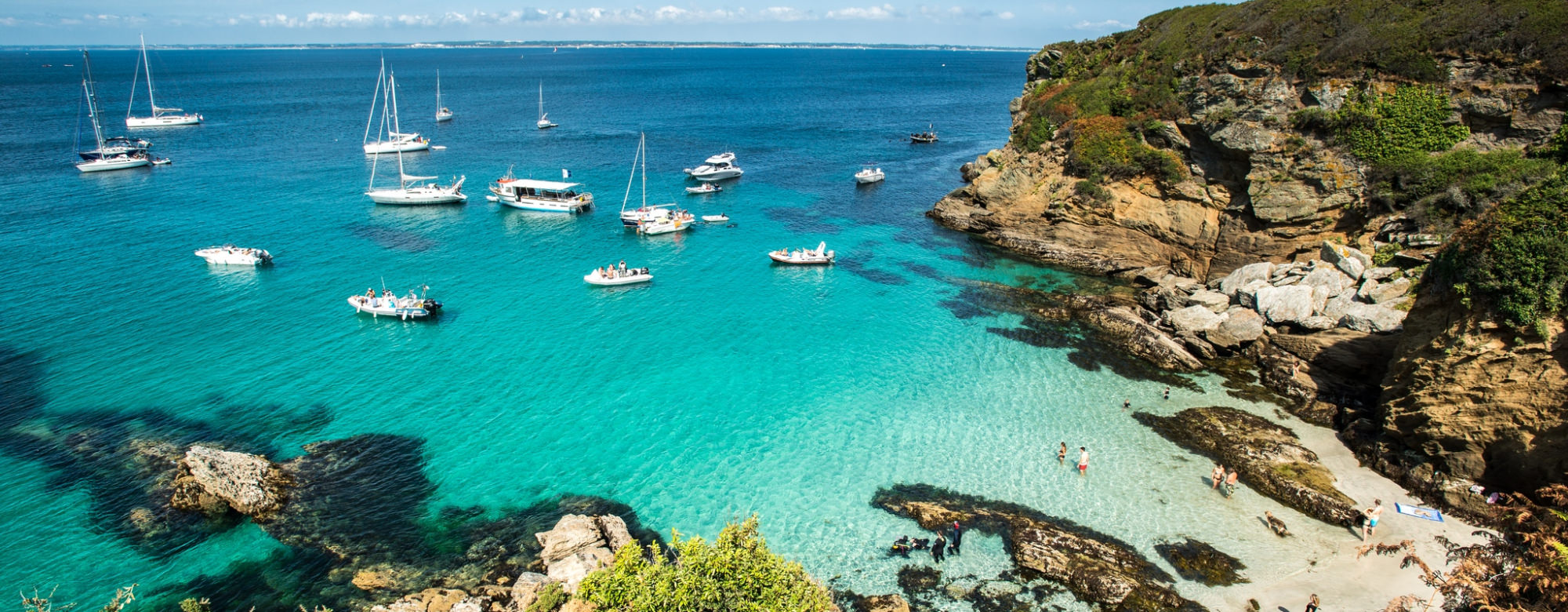 Plage Naturiste De La Baie Des Curés Plages de l'île de Groix - Lorient Bretagne Sud