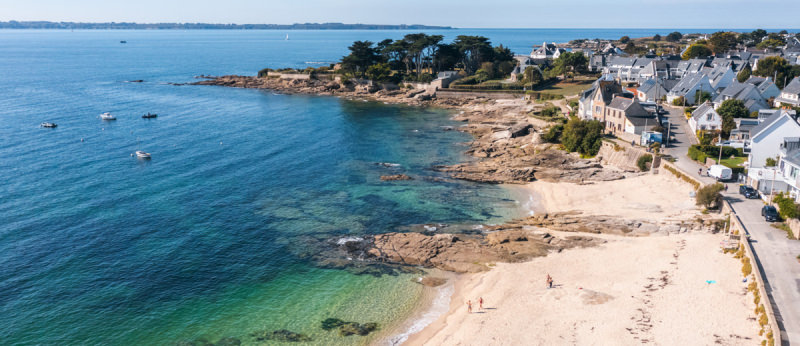 Plages et criques de Port-Fontaine, à Ploemeur (Morbihan)