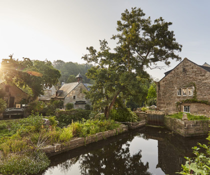 La rivière de l'Aven au coeur de Pont-Aven.