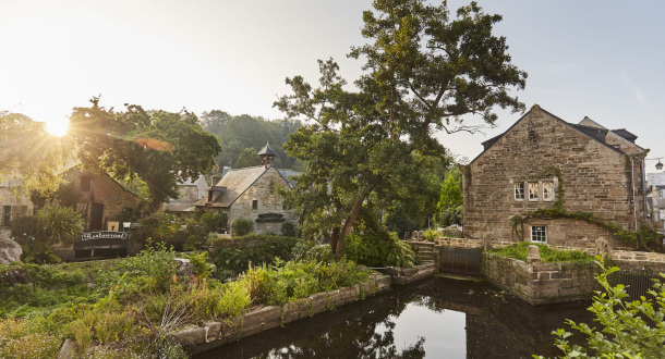 La rivière de l'Aven au coeur de Pont-Aven.