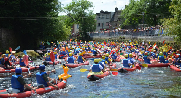 Inzinzac-Lochrist, 24h kayak au parc d'eau vive