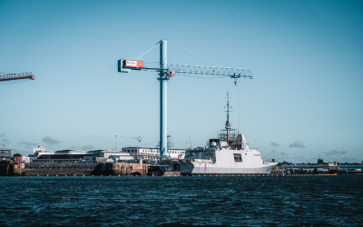 Port et navire militaire de Lorient