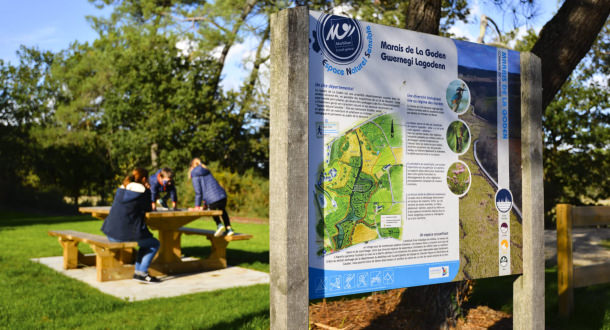 Plan du Marais de la Goden à Lanester