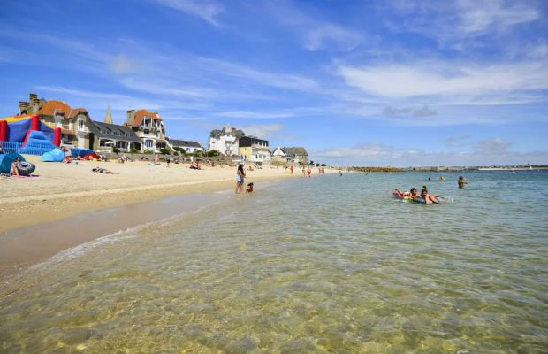 Plage de Port-Maria à Larmor-Plage (Morbihan)
