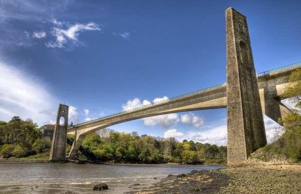 Le Pont du Bonhomme à Lanester sur les bords du Blavet.