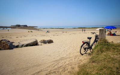 Plage du fort-Bloqué à Plœmeur (Morbihan)