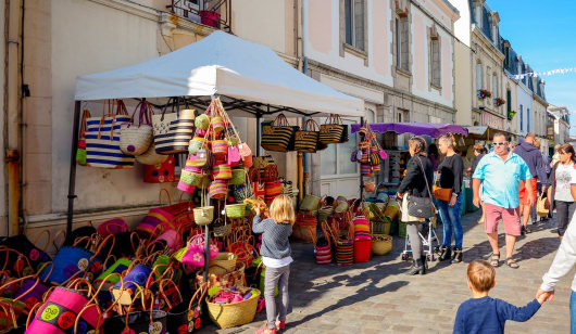 Marché en centre ville de Port-Louis