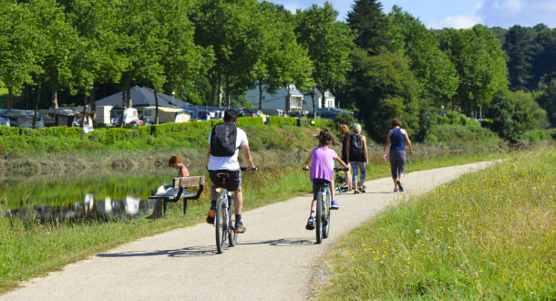 Lorient Bretagne Sud, balade en vélo sur les chemins de halage de la rivière du Blavet