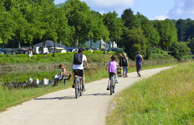 Lorient Bretagne Sud, balade en vélo sur les chemins de halage de la rivière du Blavet