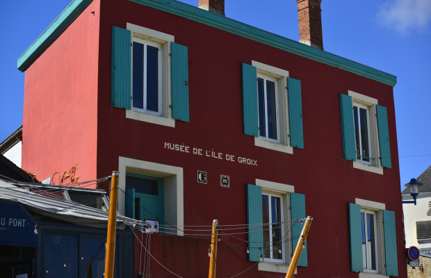 Façade de l'écomusée de l'île de Groix (Morbihan)