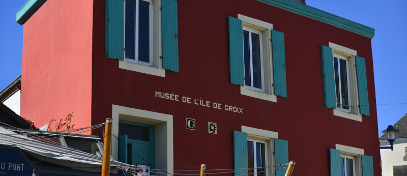 Façade de l'écomusée de l'île de Groix (Morbihan)