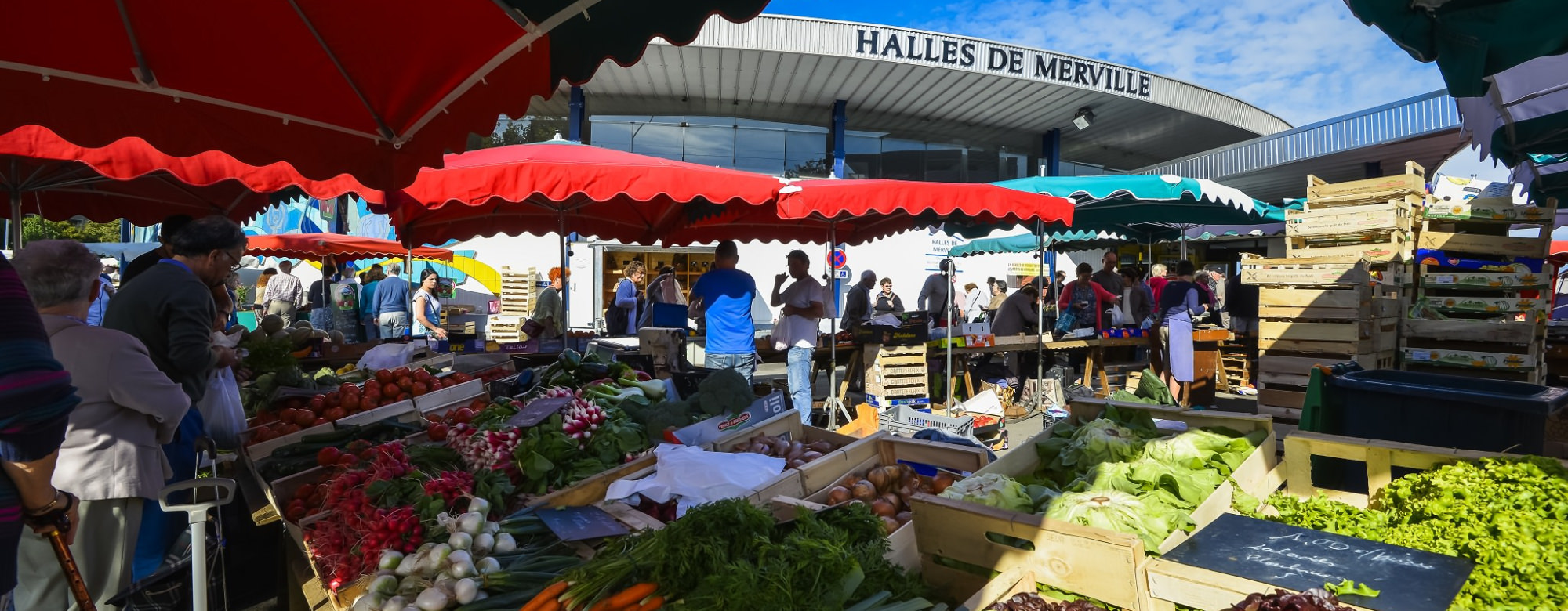 Le marché de Merville à Lorient - ©Emmanuel LEMEE - LBST
