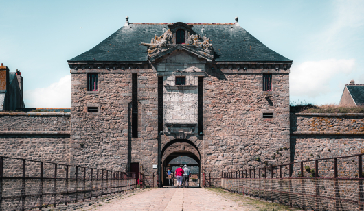 Entrée de la Citadelle de Port-Louis (Morbihan)