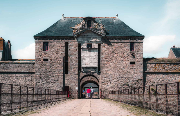 Entrée de la Citadelle de Port-Louis (Morbihan)