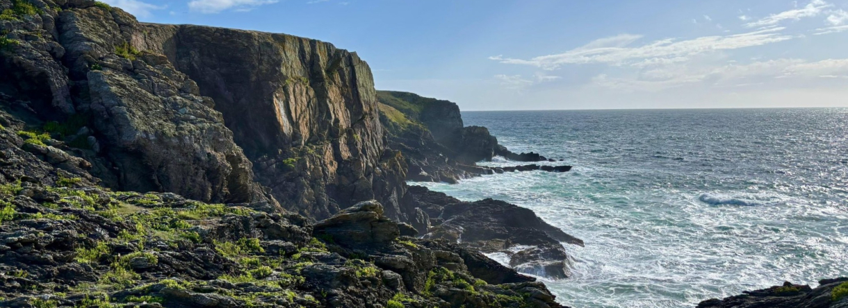 Falaises de Pen Men à l'île de Groix (Morbihan)