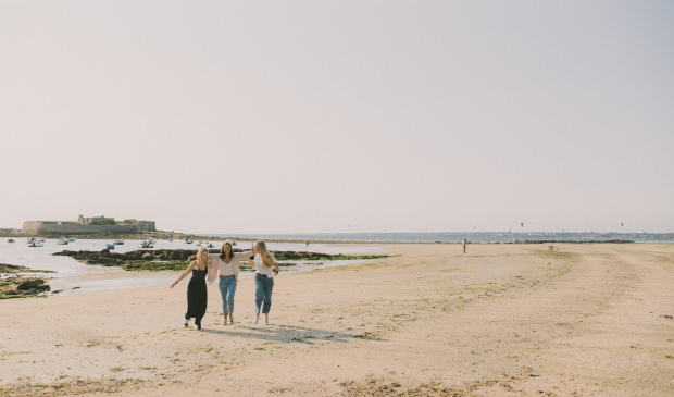 Plage du Fort-Bloqué à Ploemeur (Morbihan)