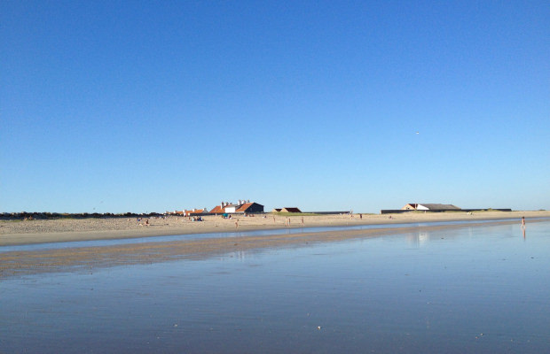 La grande plage de Gâvres.