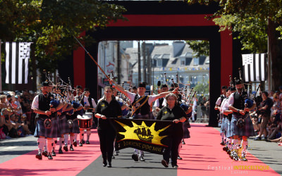 Festival Interceltique. Grande Parade à Lorient.