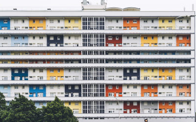 Immeuble des Échasses à Lorient (Morbihan)