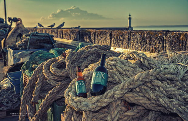 Île de Groix, bière sur le port de Port-Tudy