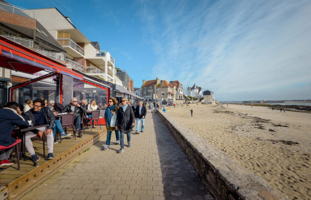 Larmor-Plage, promenade à Port Maria