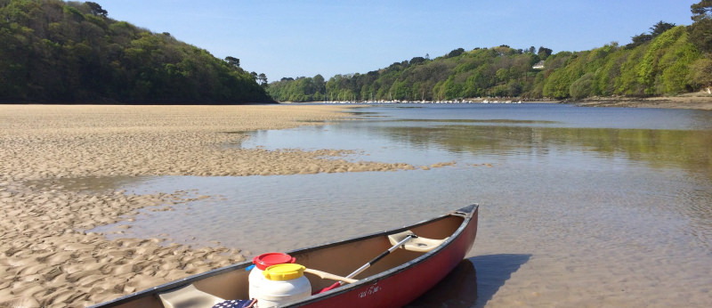 Kayak sur la Laïta