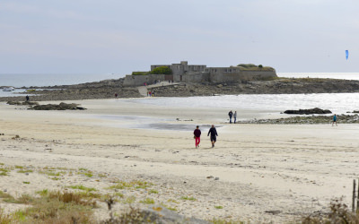 Ploemeur, balade à marée basse au Fort-Bloqué