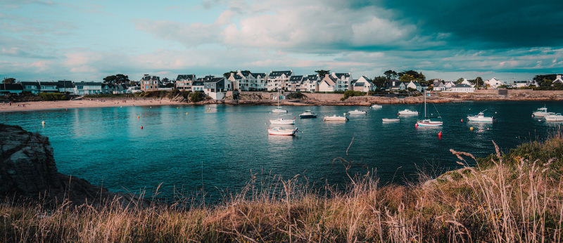 Plage de Port-Fontaine à Lomener (Ploemeur, Morbihan)