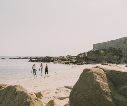 Crique de Port-Vril à Ploemeur (Morbihan)