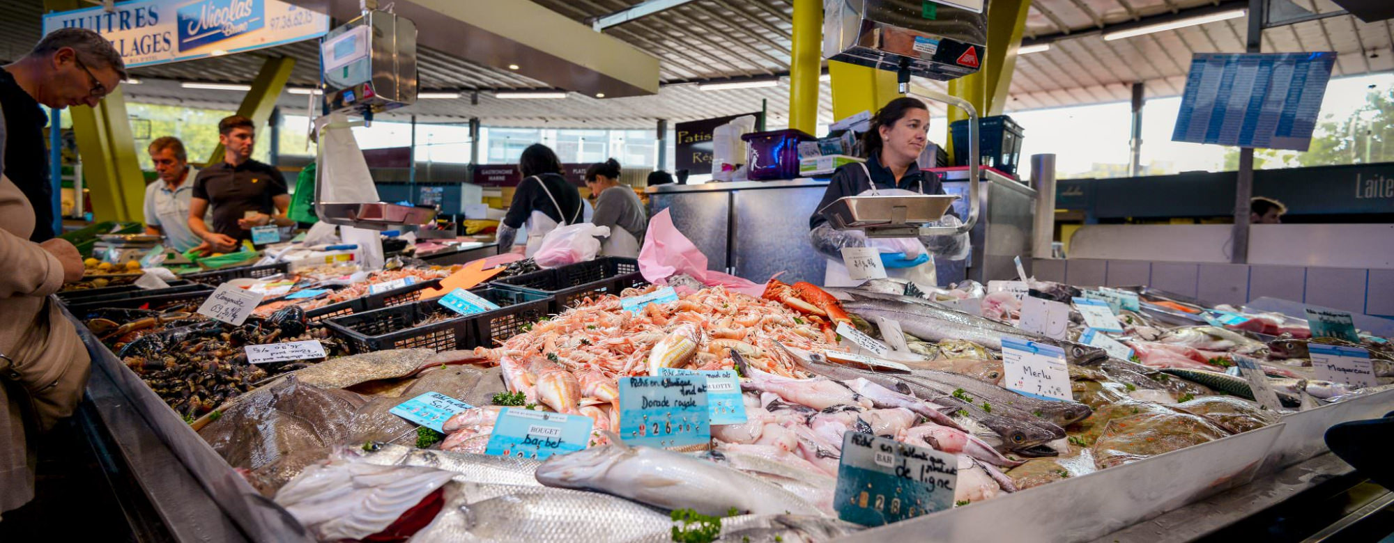 Lorient, marché aux poissons de Merville